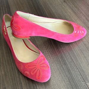Pink suede Women's Flats